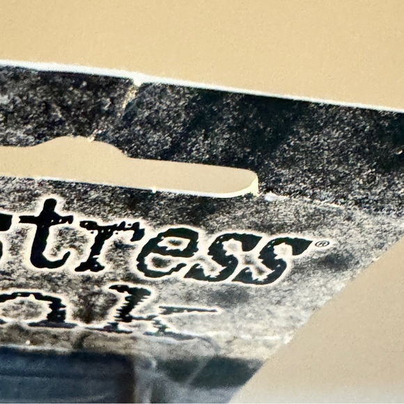 Tim Holtz Stencils Snowflakes Digits Distress Ink#3 6 Pc Lot Linen Photo Soot - Picture 8 of 9